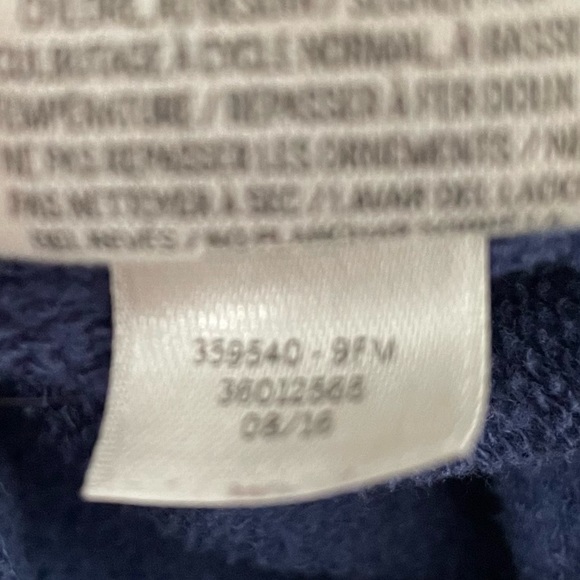 PINK Victoria's Secret Cowl Neck Pullover Sweatshirt Blue Size Small - Picture 6 of 7